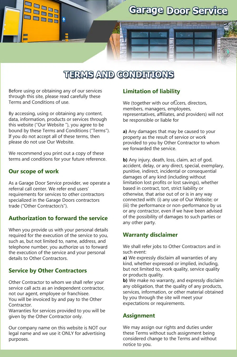 Expert Garage Doors Repairs Sterling, VA 703-762-2410